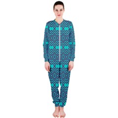 Abstract Chevron Zigzag Pattern Onepiece Jumpsuit (ladies)