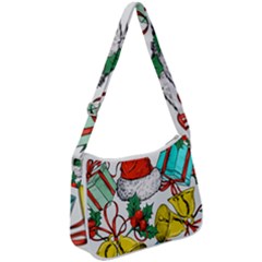 Christmas-gifts-gift-red-december Zip Up Shoulder Bag