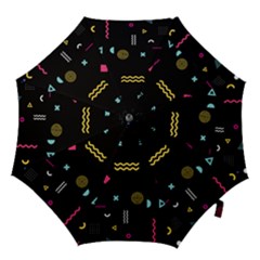 Geometric Art Colorful Shape Hook Handle Umbrellas (medium) by Ravend