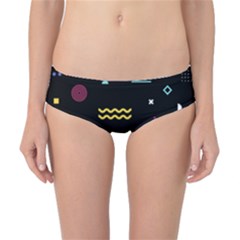 Geometric Art Colorful Shape Classic Bikini Bottoms