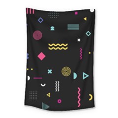 Geometric Art Colorful Shape Small Tapestry