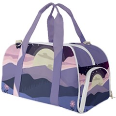 Illustration People Enjoying Summer Season Burner Gym Duffel Bag by Ravend