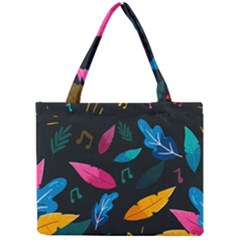 Illustrations Background Pattern Leaves Leaf Nature Texture Mini Tote Bag