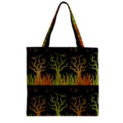 Background Decor Backdrop Design Zipper Grocery Tote Bag