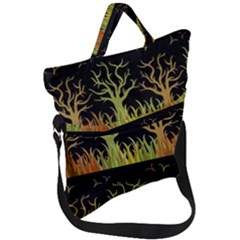 Background Decor Backdrop Design Fold Over Handle Tote Bag