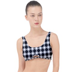 Square Diagonal Pattern Seamless The Little Details Bikini Top