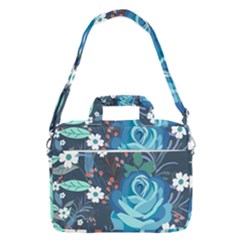 Floral Background Digital Art Macbook Pro 13  Shoulder Laptop Bag  by Ravend