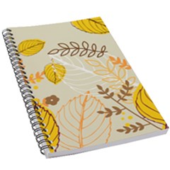 Nature Leaves Leaf Flowers Flower Background Wallpaper 5 5  X 8 5  Notebook