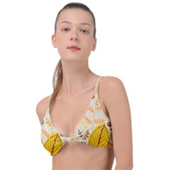 Nature Leaves Leaf Flowers Flower Background Wallpaper Knot Up Bikini Top