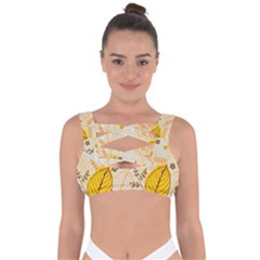 Nature Leaves Leaf Flowers Flower Background Wallpaper Bandaged Up Bikini Top