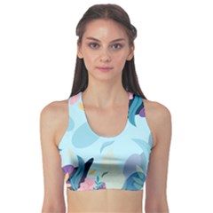 Leaves Leaf Nature Background Plant Sports Bra