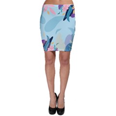 Leaves Leaf Nature Background Plant Bodycon Skirt