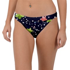 Illustration Abstract Heart Cover Blue Gift Band Bikini Bottom