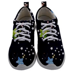 Illustration Abstract Heart Cover Blue Gift Mens Athletic Shoes