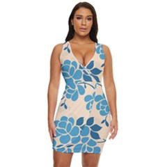 Flower Petal Branch Corolla Draped Bodycon Dress by danenraven