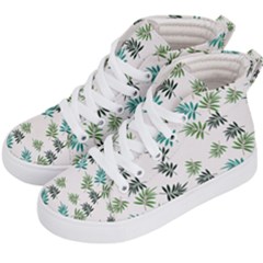 Leaves Leaf Green Nature Kids  Hi-top Skate Sneakers by danenraven