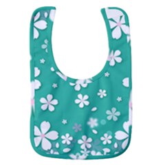 Illustration Background Daisy Flower Floral Baby Bib by danenraven