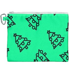 Tree With Ornaments Green Canvas Cosmetic Bag (xxxl) by TetiBright