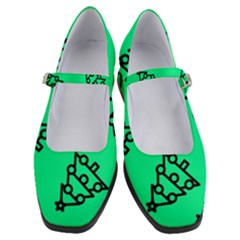 Tree With Ornaments Green Women s Mary Jane Shoes by TetiBright