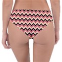 Geometric Pink Waves  Reversible Classic Bikini Bottoms View4