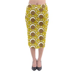 Minimalist Circles  Midi Pencil Skirt by ConteMonfreyShop