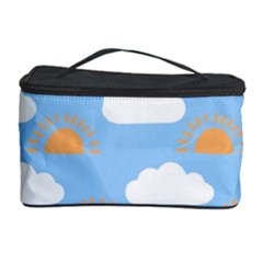 Sun And Clouds  Cosmetic Storage Case