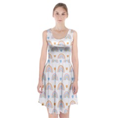 Rainbow Pattern   Racerback Midi Dress by ConteMonfreyShop