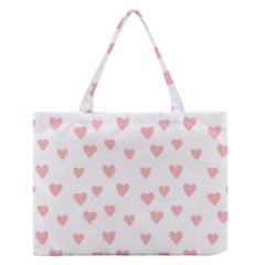 Small Cute Hearts   Zipper Medium Tote Bag by ConteMonfreyShop