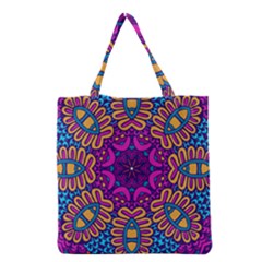 Mandala Fishes Grocery Tote Bag by ConteMonfreyShop