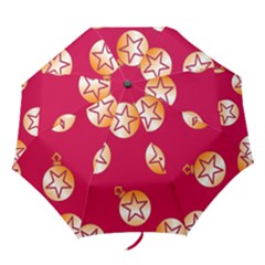 Orange Ornaments With Stars Pink Folding Umbrellas