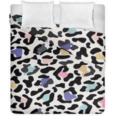 Jaguar Spots Colorful Duvet Cover Double Side (california King Size) by ConteMonfreyShop