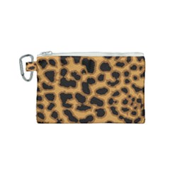 Leopard Print Spots Canvas Cosmetic Bag (small) by ConteMonfreyShop