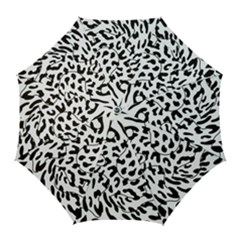 Leopard Print Black And White Draws Golf Umbrella by ConteMonfreyShop