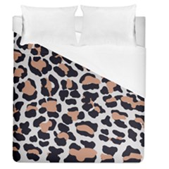 Leopard Print  Duvet Cover (queen Size) by ConteMonfreyShop