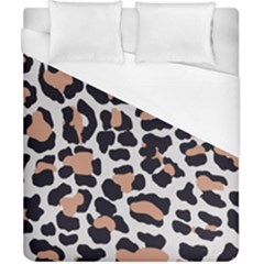 Leopard Print  Duvet Cover (california King Size) by ConteMonfreyShop