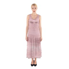 Pink Wood Sleeveless Maxi Dress by ConteMonfreyShop