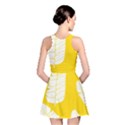 Yellow Banana Leaves Reversible Skater Dress View2