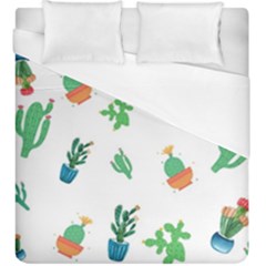 Among Succulents And Cactus  Duvet Cover (king Size) by ConteMonfreyShop