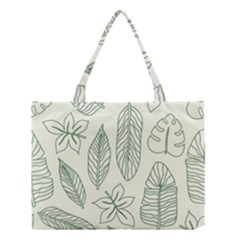 Banana Leaves Draw   Medium Tote Bag by ConteMonfreyShop