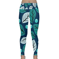 Vibrant Fall Autumn  Lightweight Velour Classic Yoga Leggings