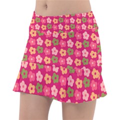 Little Flowers Garden   Classic Tennis Skirt by ConteMonfreyShop