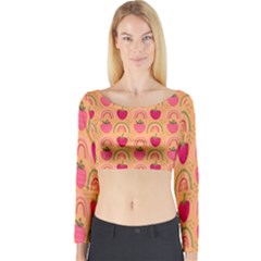 The Cutest Harvest   Long Sleeve Crop Top by ConteMonfreyShop