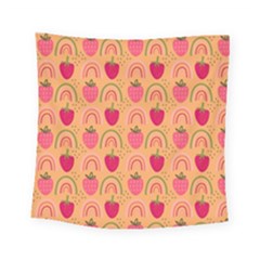 The Cutest Harvest   Square Tapestry (small) by ConteMonfreyShop