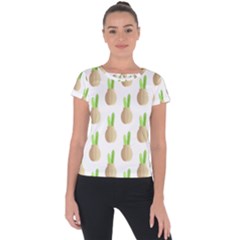 Succulent Vases  Short Sleeve Sports Top  by ConteMonfreyShop