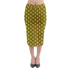 All The Green Apples Midi Pencil Skirt by ConteMonfreyShop