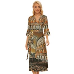 Colosseo Italy Midsummer Wrap Dress by ConteMonfrey