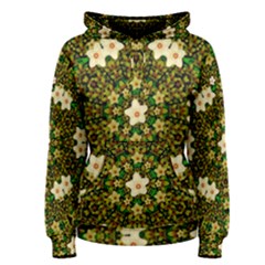 Flower Power And Big Porcelainflowers In Blooming Style Women s Pullover Hoodie by pepitasart