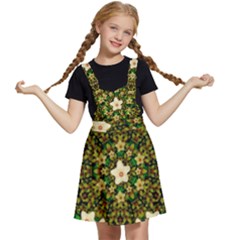 Flower Power And Big Porcelainflowers In Blooming Style Kids  Apron Dress by pepitasart