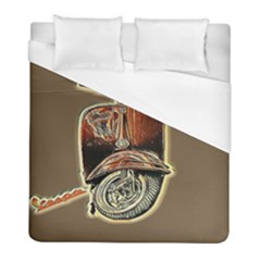 Beep, Beep! Vespa Lover Has Arrived! Duvet Cover (full/ Double Size) by ConteMonfrey