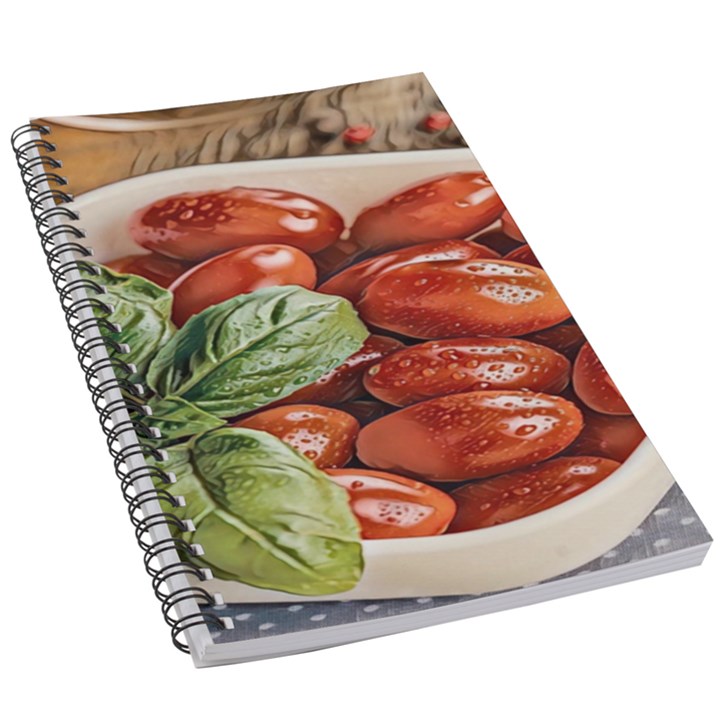 Fresh Tomatoes - Italian Cuisine 5.5  x 8.5  Notebook